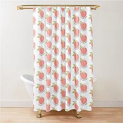 I love you peach - Ginny Georgia Shower Curtain