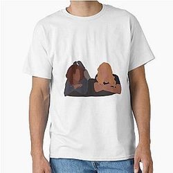 Ginny and Georgia on a bed fighting Netflix Classic T-Shirt