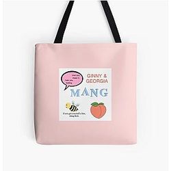 Ginny and Georgia sticker set All Over Print Tote Bag