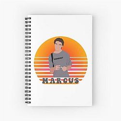 Marcus Ginny Georgia Wednesday Spiral Notebook