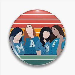 Ginny and Georgia girls retro vibe Pin