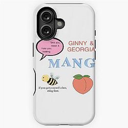 Ginny and Georgia sticker set iPhone Tough Case