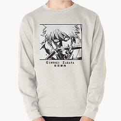 Gintama Gintoki Sakata  Pullover Sweatshirt RB2806