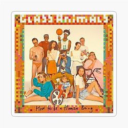 Glass Animals album cover sticker