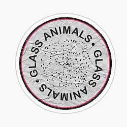 Glass Animal Dragon Fruit Sticker