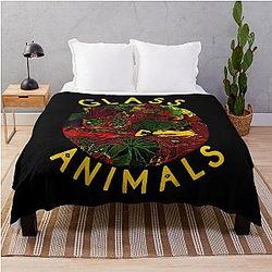 Glass Animals Fitted Throw Blanket