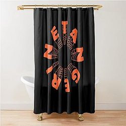 Glass Animals Black Tangerine Shower Curtain