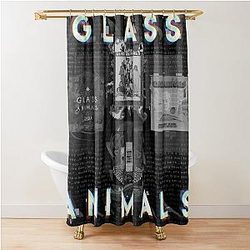 Glass Animals 4 Album Cover Design Shower Curtain