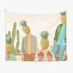 Glass Animals Pineapple Head Tapestry