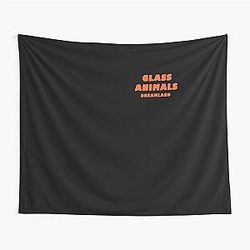 Glass Animals Merchandise Black Tangerine Tapestry