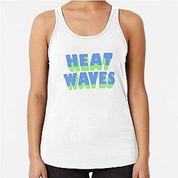 Glass Animals Merch Heatwaves Racerback Tank Top