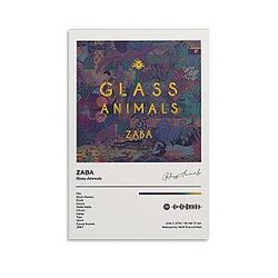 Glass Animals Zaba Album Cover Canvas Print Music Poster for Room Aesthetic Unframed 12x18 inch/30x45 cm