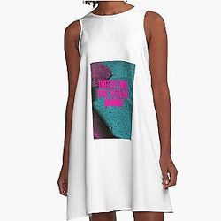 Glass Animals - Black A-Line Dress