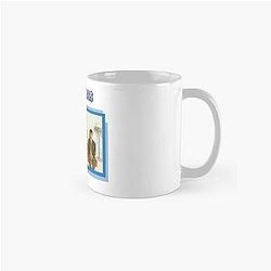 Blue glass animals design classic mug