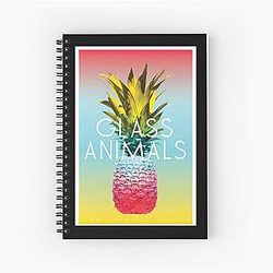 Glass Animals Tour Spiral Notebook