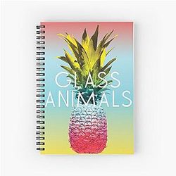Glass Animals Tour Spiral Notebook