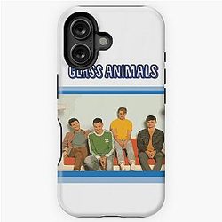Blue Glass Animals Design iPhone Case