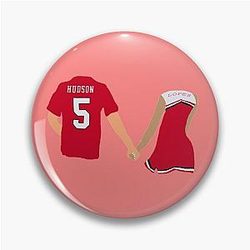 Glee Pins - Finn &amp; Santana ♥ Pin RB2403
