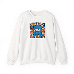 Glee Cast Silhouette Musical Blend Crewneck Sweatshirt