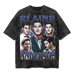 Vintage Bootleg Blaine Anderson LA 1404 Glee Wash T-Shirts