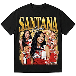 Vintage Bootleg Santana Lopez LA 1404 Glee T-Shirts