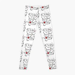 Glee Leggings - My Heart will be Forever Filled with Glee Leggings RB2403