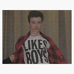 Kurt Hummel likes boys shirt Glee Jigsaw Puzzle RB2403