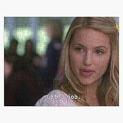 Get a job Quinn Fabray Glee quote Jigsaw Puzzle RB2403