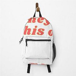 Glee Backpacks - They Sang This on Glee | Glee Meme | Glee Quote Backpack RB2403