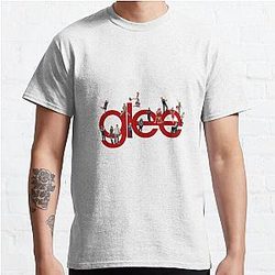 Glee logo with the cast Classic T-Shirt RB2403