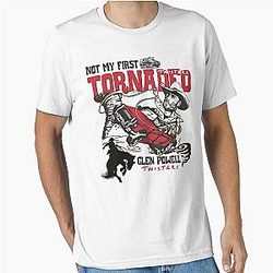 Glen Powell Not My First Tornado Essential T-Shirt