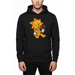 Glo Gang Hoodie Bold Sunburst Icon Print