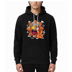 Glo Gang Hoodie Street Vibes Flame Print