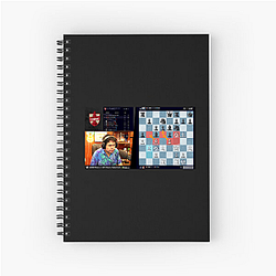 GMHikaru Unique Finger Point Motif GMHikaru Notebook