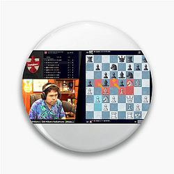 GMHikaru Unique Finger Point Motif GMHikaru Pins