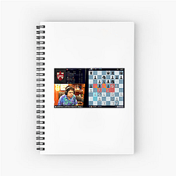 GMHikaru Unique Finger Point Motif GMHikaru Notebook