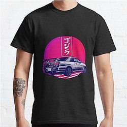GTR R34 Gojira Sunset       Classic T-Shirt RB1509