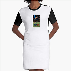 GoldGlove Unique Headset Silhouette Motif Gold Glove Dresses