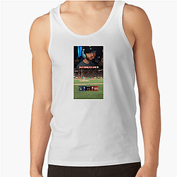 GoldGlove Unique Headset Silhouette Motif Gold Glove Tank Tops