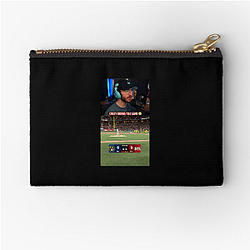 GoldGlove Unique Headset Silhouette Motif Gold Glove Zipper Pouches