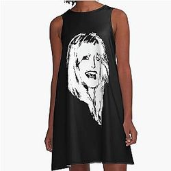 Goldie Hawn Minimalistic A-Line Dress