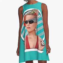 Overboard Goldie Hawn A Line Dress
