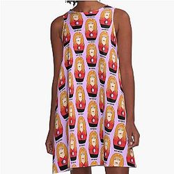 Death Becomes Her Goldie Hawn A-Line Dress