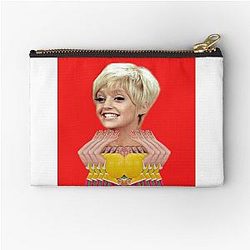 A Young Goldie Hawn Laugh Zipper Pouch