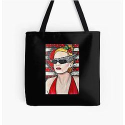 Joanna Stayton - La Mer Goldie Hawn All Over Print Tote Bag