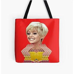 A Young Goldie Hawn Laugh In Tote Bag