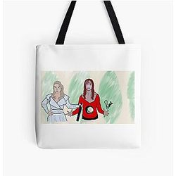 Death Becomes Her with Meryl Streep and Goldie Hawn All Over Print Tote Bag