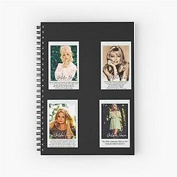 Goldie Hawn Sticker Set T-Shirt Spiral Notebook