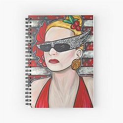 Joanna Stayton - Overboard - Goldie Hawn Spiral Notebook
