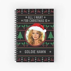All I Want for Christmas Goldie Hawn Notebook